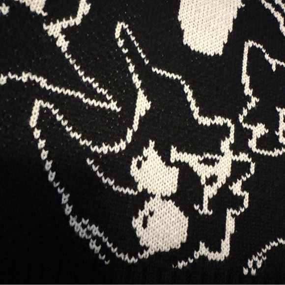 Size 3X IceCream‎ Men’s Sweater Black White Graphic All Over Print - Picture 9 of 13
